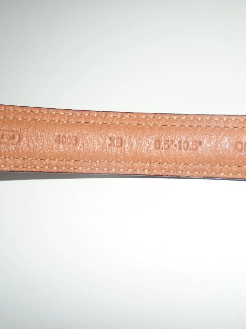 NEW VINTAGE COACH BROWN LILAC JACQUARD SIGNATURE C LEATHER DOG COLLAR 4003 SZ XS